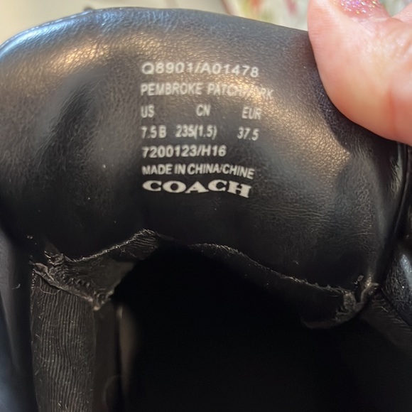 Authentic Coach high top sneakers - Picture 4 of 8